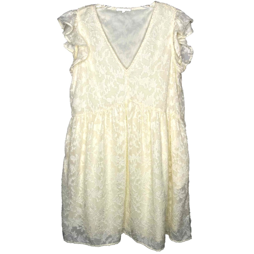 Staccato Women's Babydoll Dress blouson‎ lace fairy size large oversized Boho